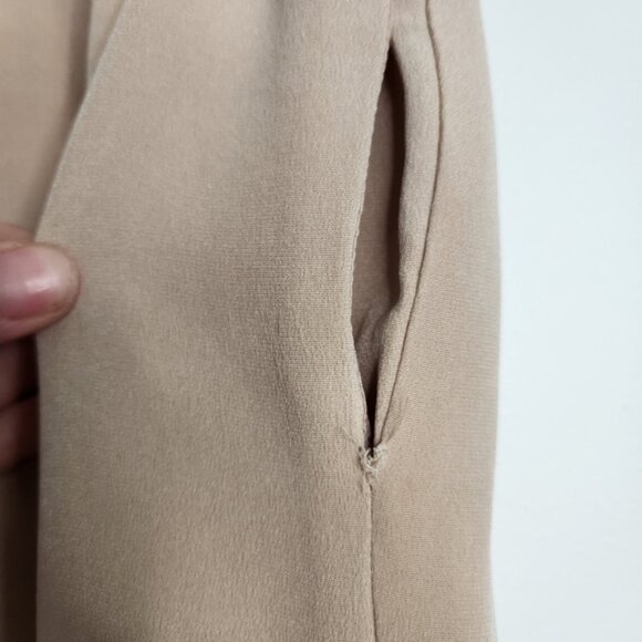 Vintage Pull On Neutral Tan Pencil Skirt Size - Picture 4 of 12